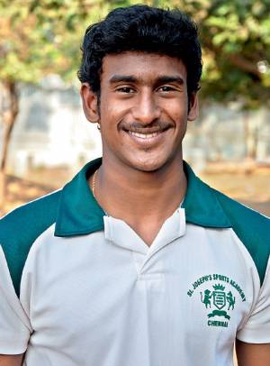 For K. Prem Kumar, 19 from Thanjavur, nothing is more important than long jumps which he practices every day. - PremKumarCF11sept12