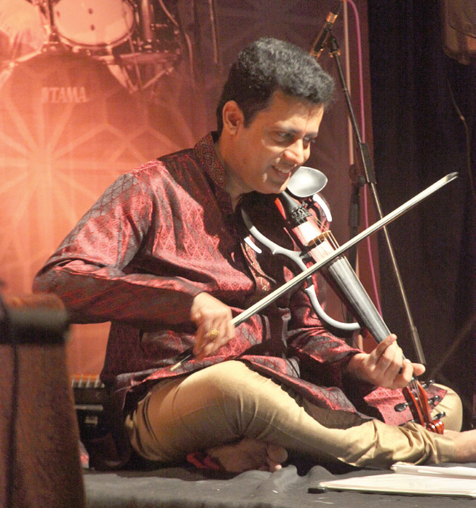 Embar S Kannan performing at a concert in the city recently